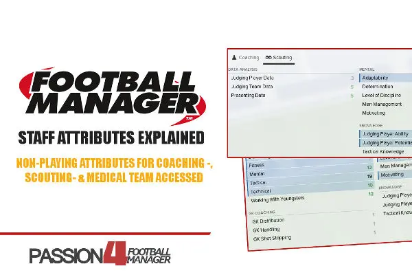 Football Manager staff attributes explained